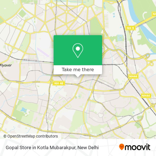 Gopal Store in Kotla Mubarakpur map