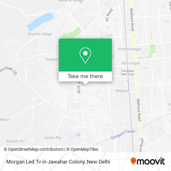 Morgan Led Tv in Jawahar Colony map