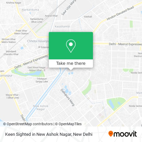 Keen Sighted in New Ashok Nagar map