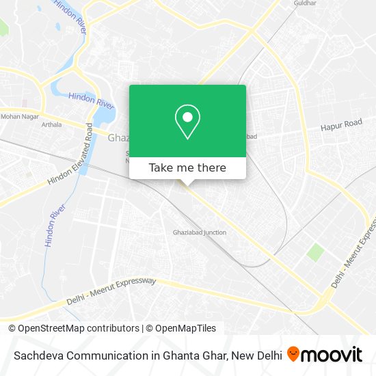 Sachdeva Communication in Ghanta Ghar map