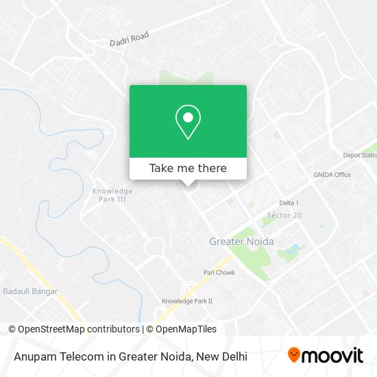 Anupam Telecom in Greater Noida map