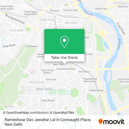 Rameshwar Das Jawahar Lal in Connaught Place map