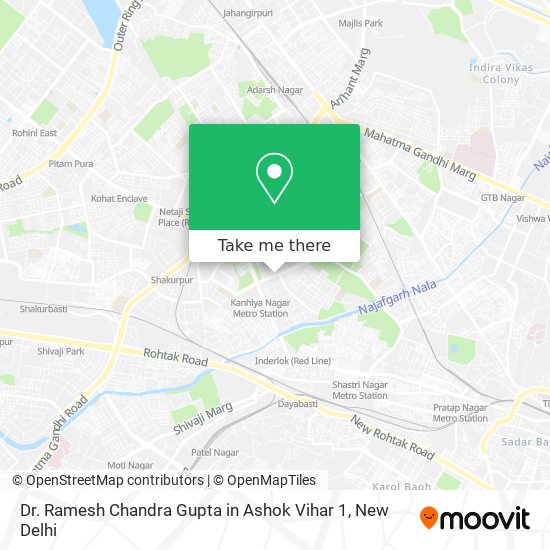 Dr. Ramesh Chandra Gupta in Ashok Vihar 1 map