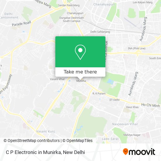 C P Electronic in Munirka map