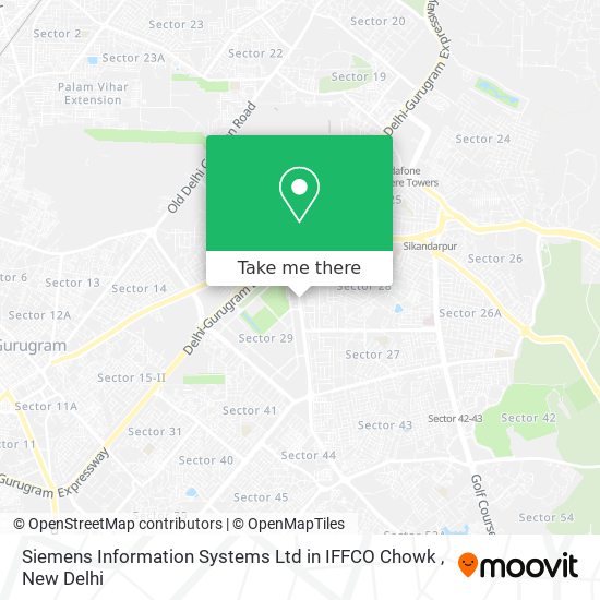 Siemens Information Systems Ltd in IFFCO Chowk map