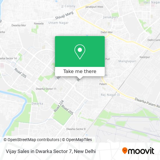 Vijay Sales in Dwarka Sector 7 map