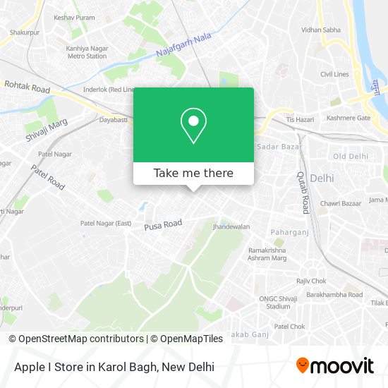 Apple I Store in Karol Bagh map