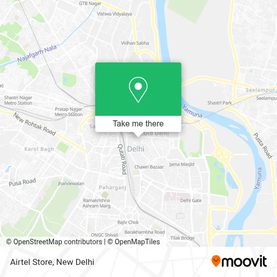 Airtel Store map