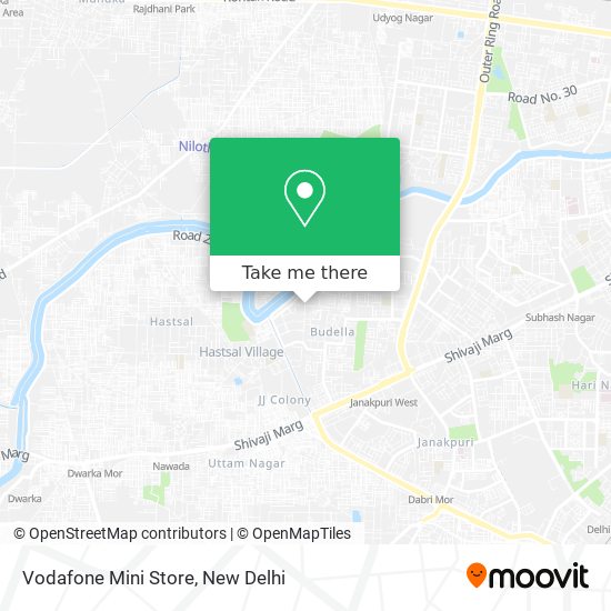 Vodafone Mini Store map