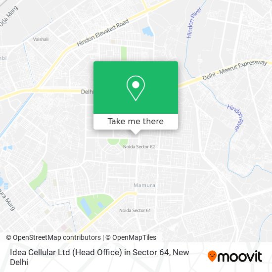 Idea Cellular Ltd (Head Office) in Sector 64 map