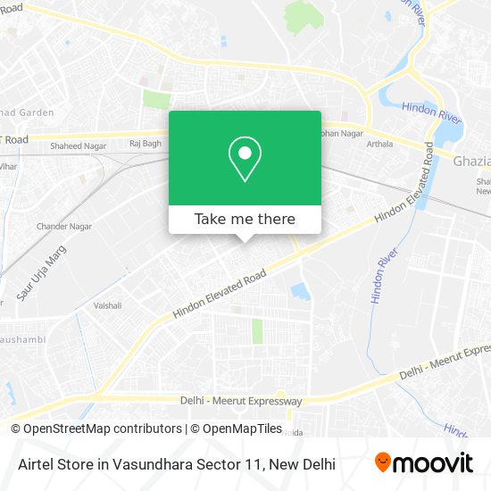 Airtel Store in Vasundhara Sector 11 map