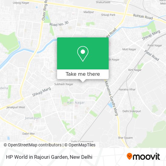 HP World in Rajouri Garden map