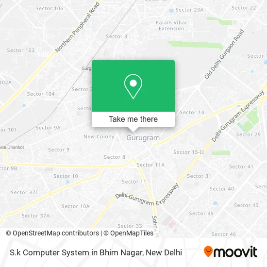 S.k Computer System in Bhim Nagar map
