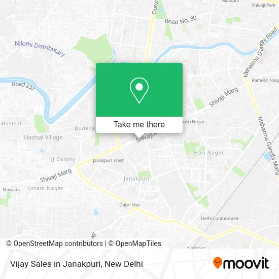 Vijay Sales in Janakpuri map