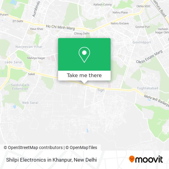 Shilpi Electronics in Khanpur map