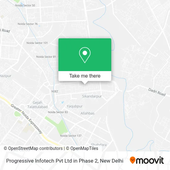 Progressive Infotech Pvt Ltd in Phase 2 map