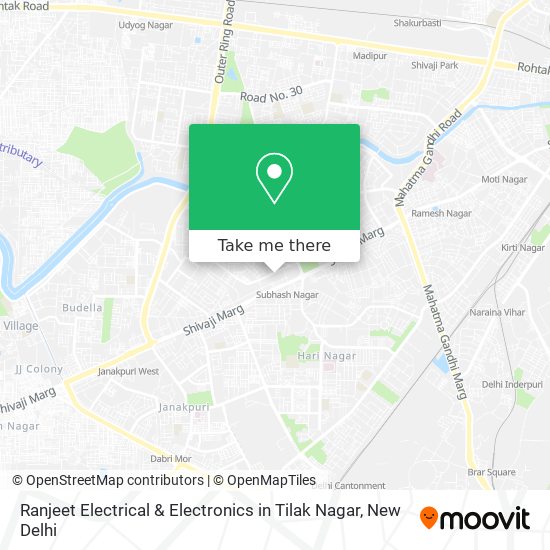 Ranjeet Electrical & Electronics in Tilak Nagar map