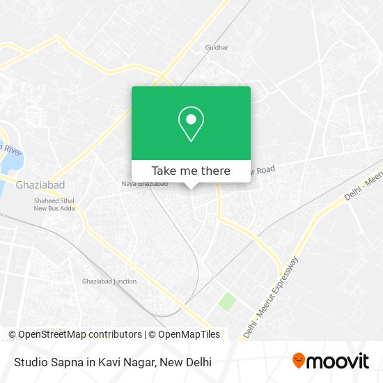 Studio Sapna in Kavi Nagar map