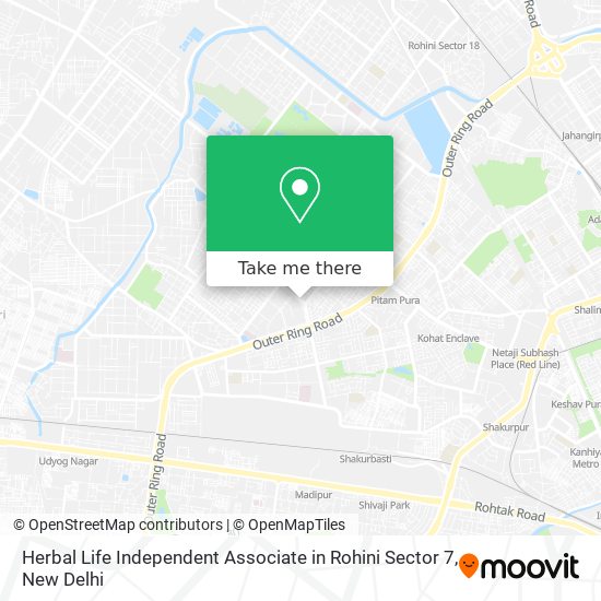 Herbal Life Independent Associate in Rohini Sector 7 map