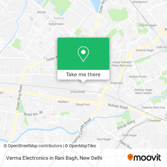 Verma Electronics in Rani Bagh map
