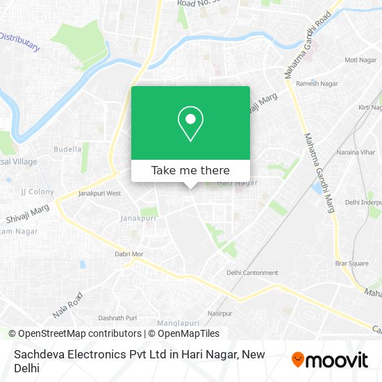 Sachdeva Electronics Pvt Ltd in Hari Nagar map