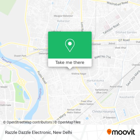 Razzle Dazzle Electronic map