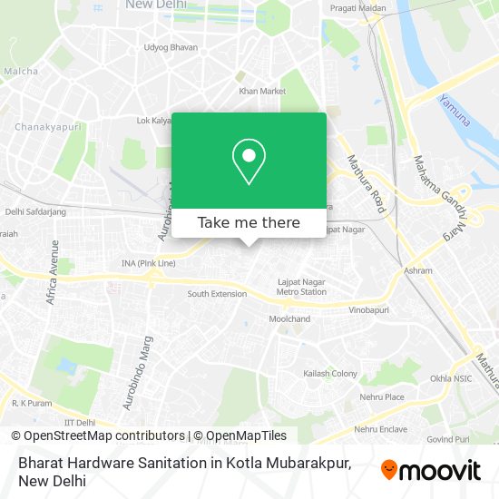 Bharat Hardware Sanitation in Kotla Mubarakpur map