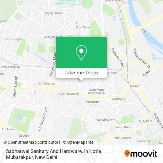 Sabharwal Sanitary And Hardware. in Kotla Mubarakpur map