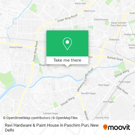 Ravi Hardware & Paint House in Paschim Puri map