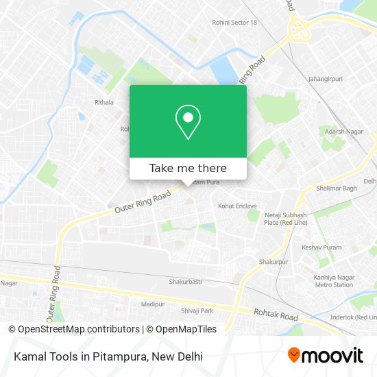 Kamal Tools in Pitampura map