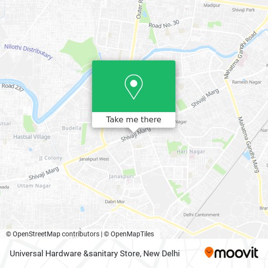 Universal Hardware &sanitary Store map