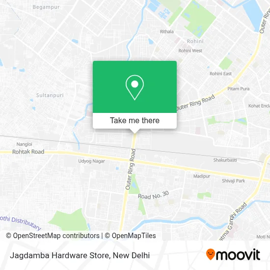 Jagdamba Hardware Store map