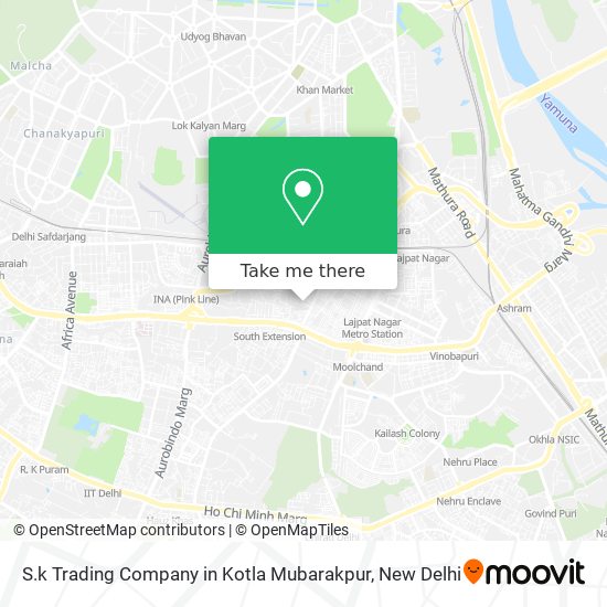 S.k Trading Company in Kotla Mubarakpur map