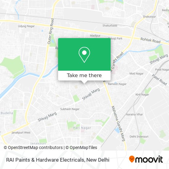 RAI Paints & Hardware Electricals map