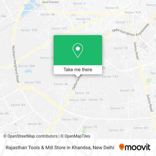 Rajasthan Tools & Mill Store in Khandsa map