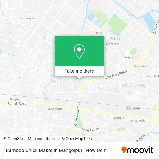 Bamboo Chick Maker in Mangolpuri map