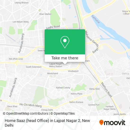 Home Saaz (head Office) in Lajpat Nagar 2 map