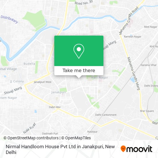 Nirmal Handloom House Pvt Ltd in Janakpuri map