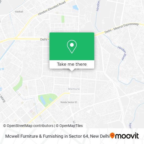 Mcwell Furniture & Furnishing in Sector 64 map
