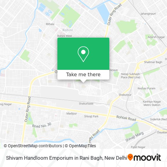 Shivam Handloom Emporium in Rani Bagh map