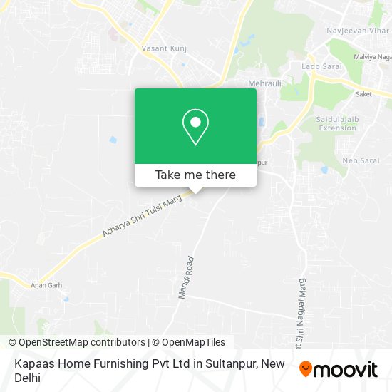 Kapaas Home Furnishing Pvt Ltd in Sultanpur map