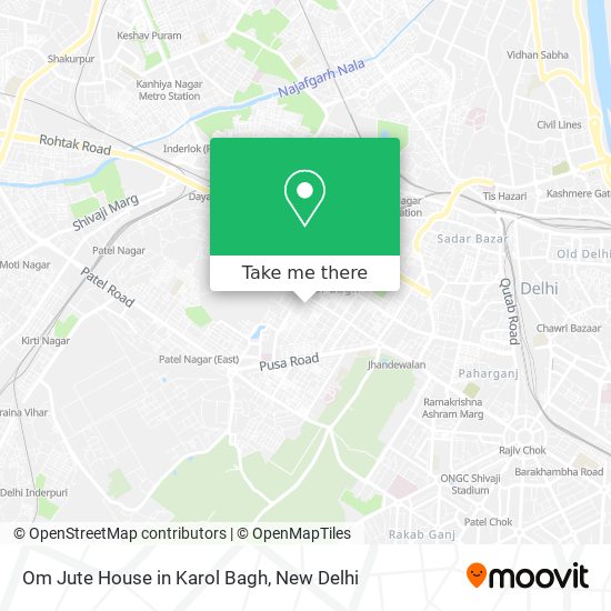Om Jute House in Karol Bagh map