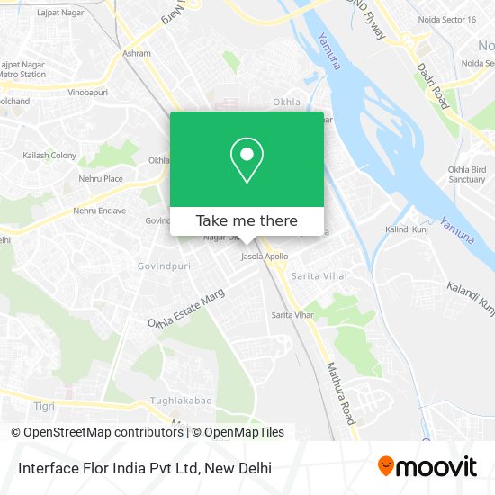 Interface Flor India Pvt Ltd map