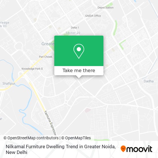 Nilkamal Furniture Dwelling Trend in Greater Noida map