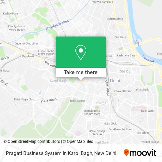 Pragati Business System in Karol Bagh map