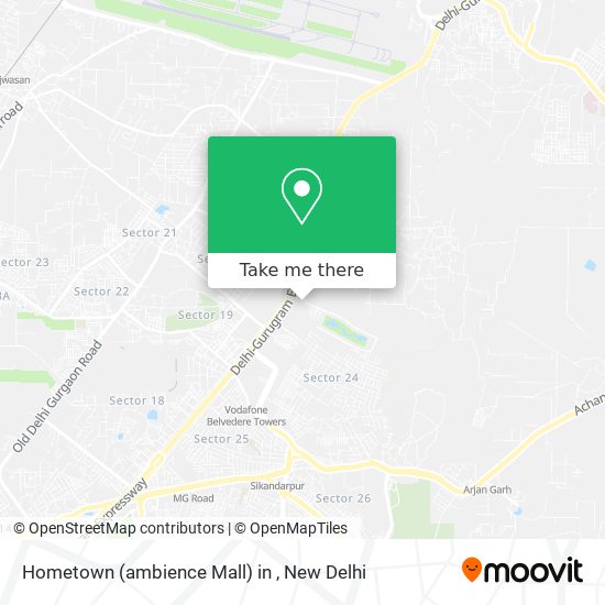 Hometown (ambience Mall) in map