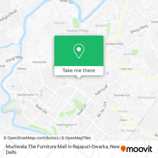 Murliwala The Furniture Mall in Rajapuri-Dwarka map