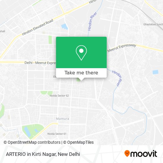 ARTERIO in Kirti Nagar map