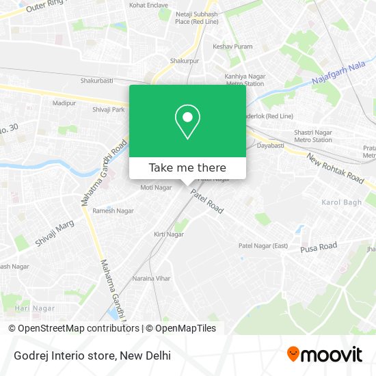 Godrej Interio store map