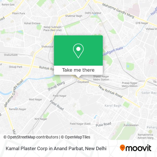 Kamal Plaster Corp in Anand Parbat map